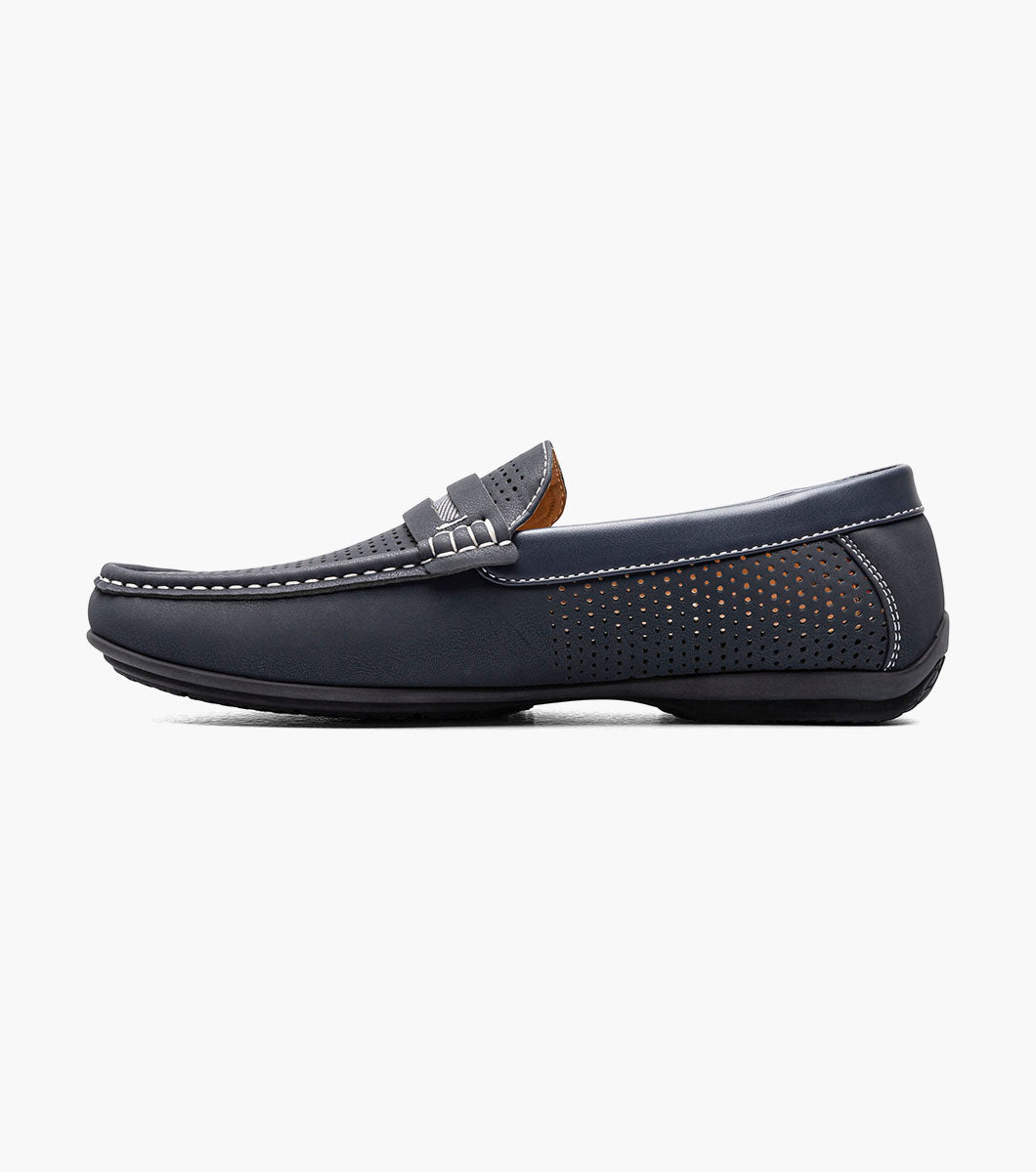 Stacy Adams Corby Moc Toe Saddle Slip On by Stacy Adams Shoes - 7