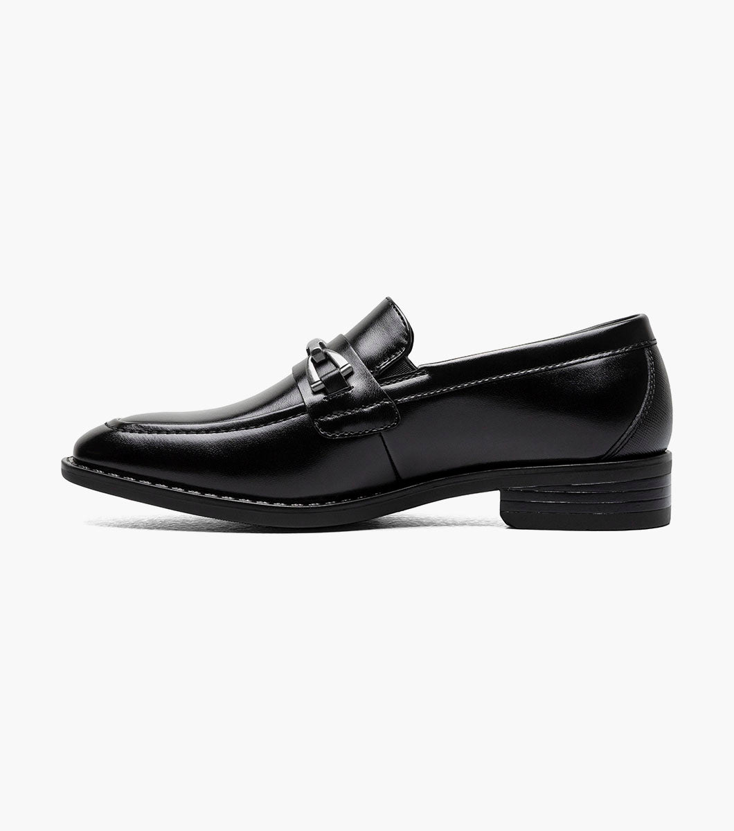 Stacy Adams Kids Kaylor Moc Toe Bit Slip On by Stacy Adams Shoes - 11