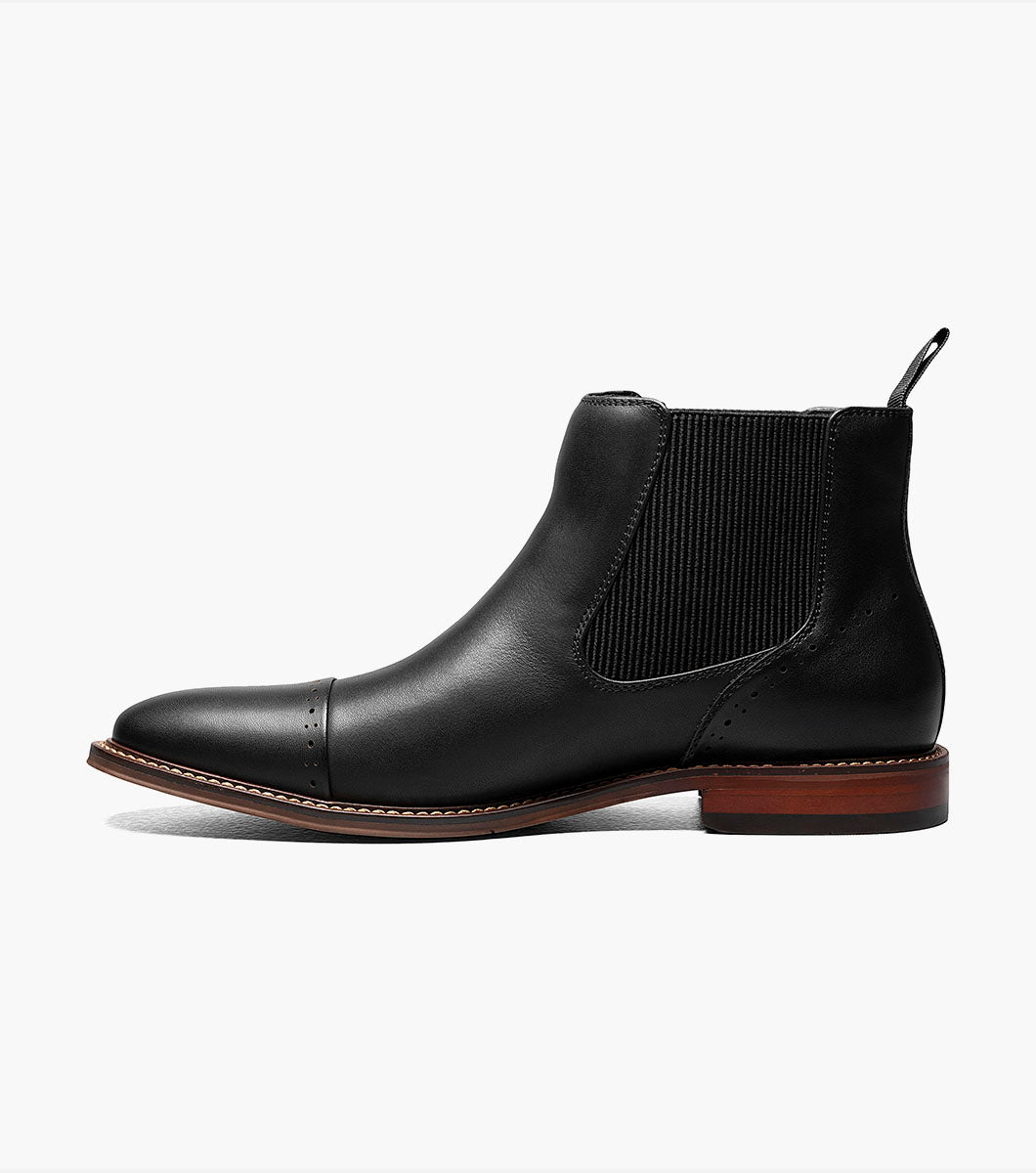 Stacy Adams Maury Cap Toe Chelsea Boot by Stacy Adams Shoes - 11.5