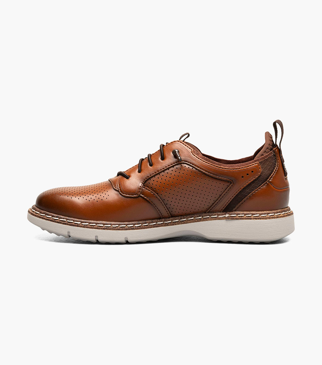 Stacy Adams Kids Sync Plain Toe Elastic Lace Up by Stacy Adams Shoes - 11