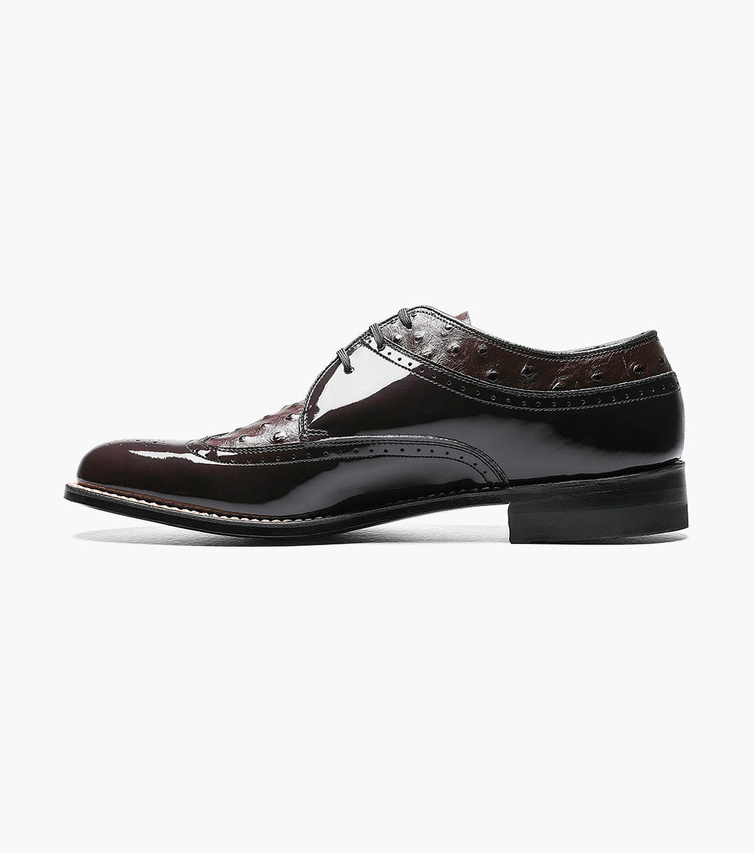 Stacy Adams Dayton Ostrich Wingtip Oxford by Stacy Adams Shoes