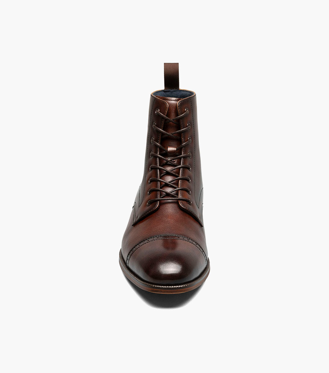 Stacy Adams Henry Cap Toe Lace Up Boot by Stacy Adams Shoes - 7