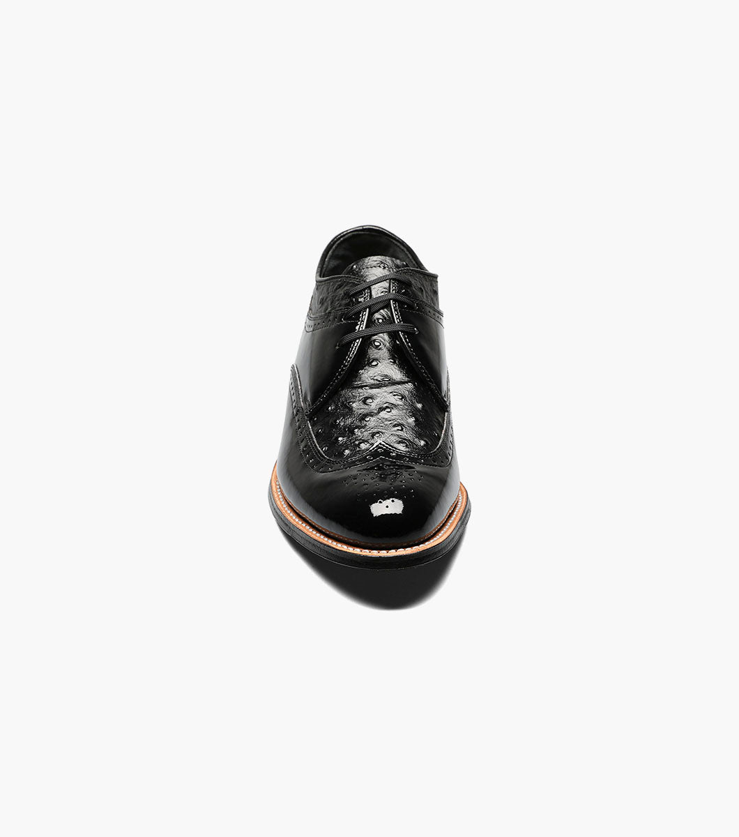 Stacy Adams Dayton Ostrich Wingtip Oxford by Stacy Adams Shoes