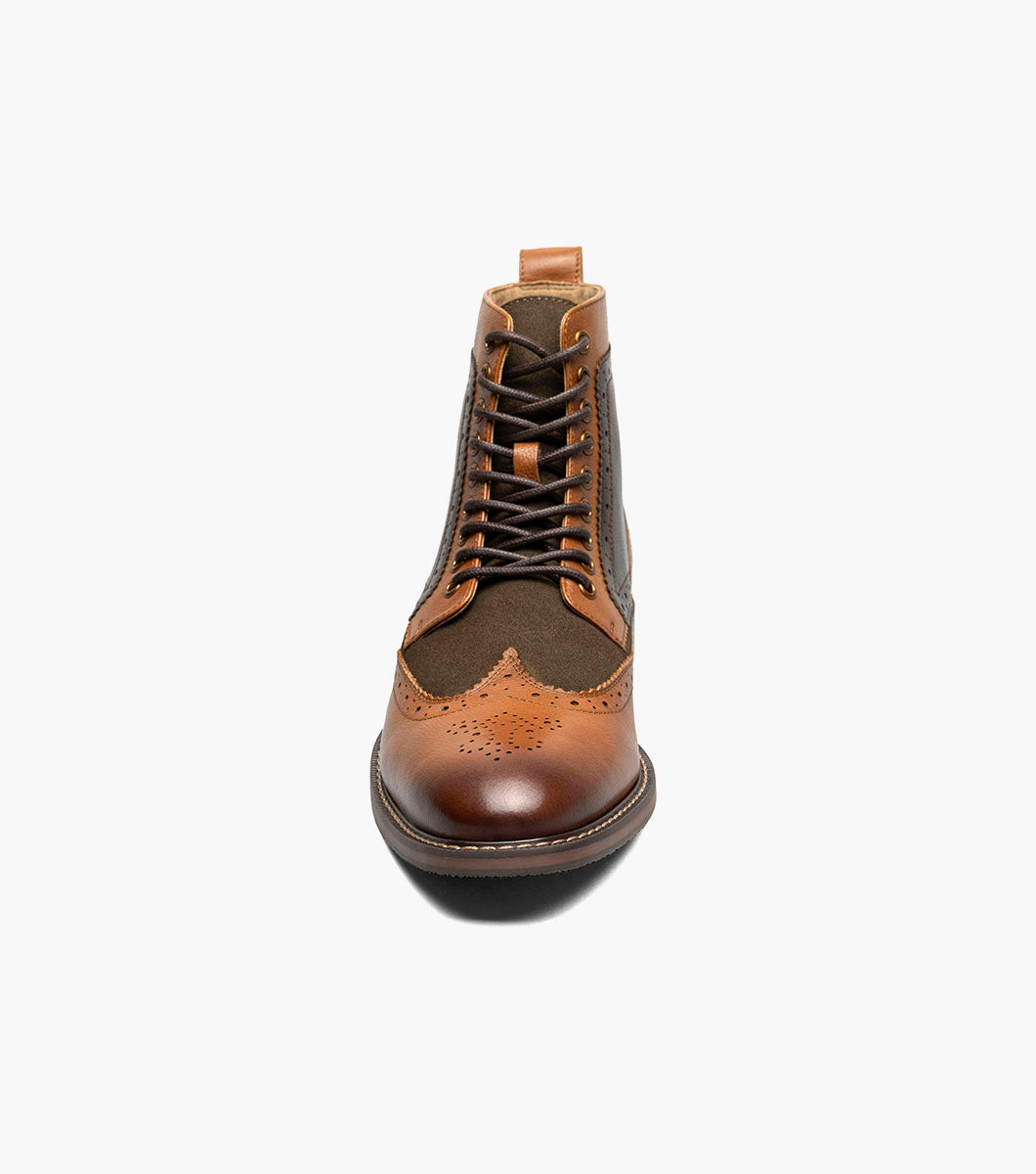 Stacy Adams Finnegan Wingtip Lace Up Boot by Stacy Adams Shoes - 14