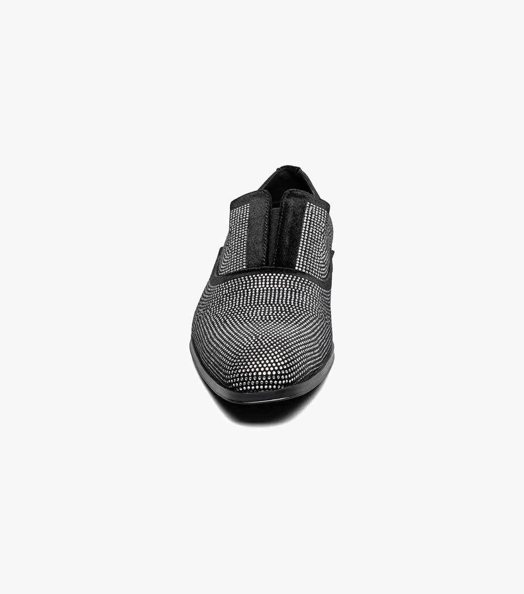 Stacy Adams Starleigh Rhinestone Plain Toe Slip On by Stacy Adams Shoes - 7
