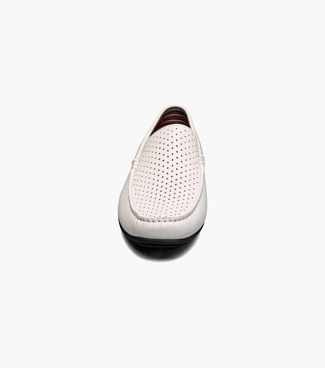 Stacy Adams Conroy Moc Toe Perf Slip On by Stacy Adams Shoes - 7