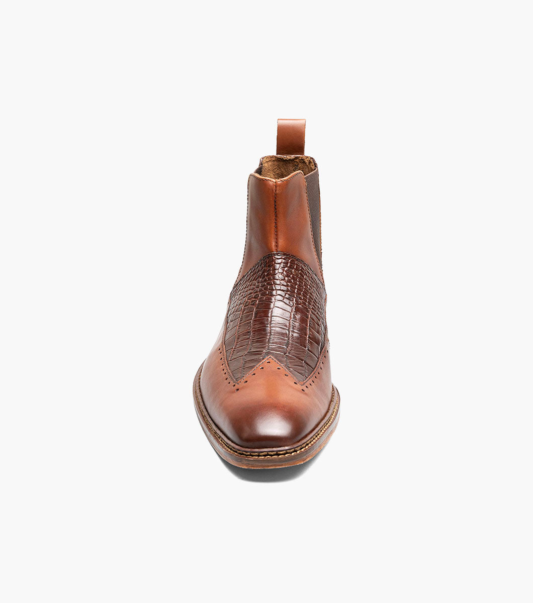 Stacy Adams Garza Wingtip Chelsea Boot by Stacy Adams Shoes - 7