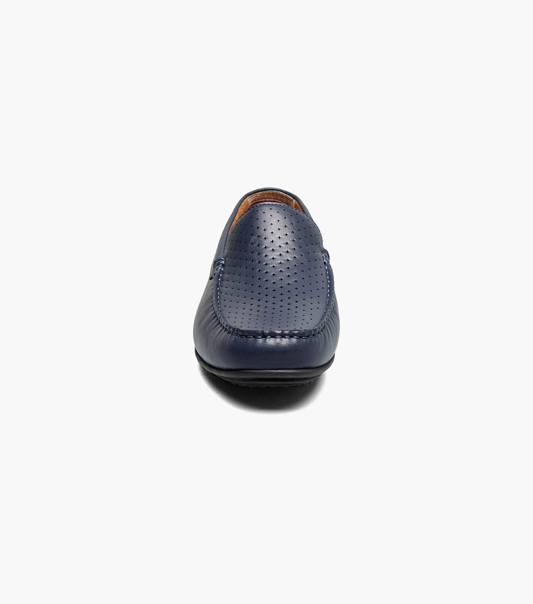 Stacy Adams Conroy Moc Toe Perf Slip On by Stacy Adams Shoes - 7