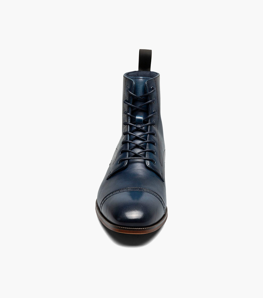 Stacy Adams Henry Cap Toe Lace Up Boot by Stacy Adams Shoes - 7