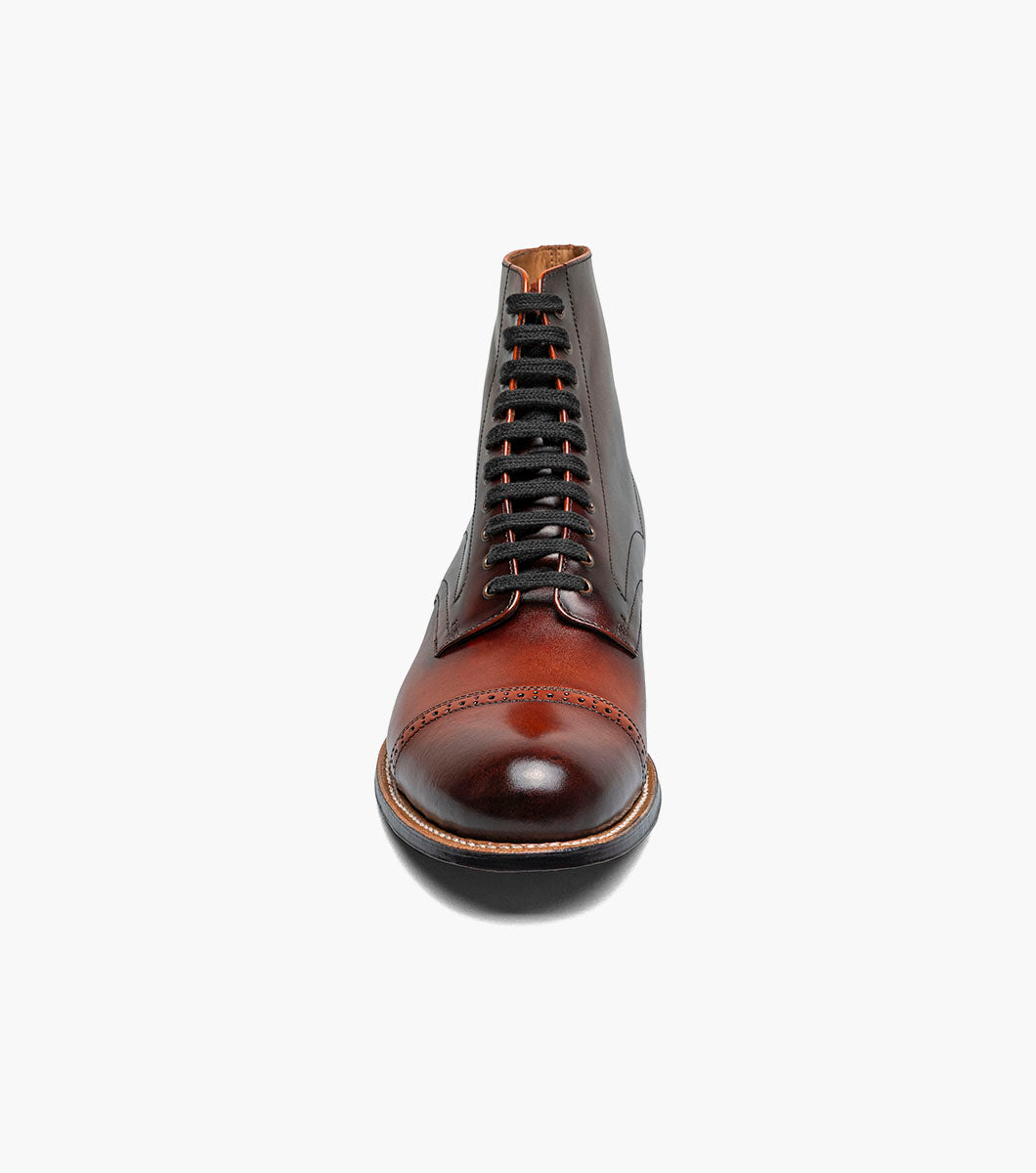 Stacy Adams Madison Cap Toe Lace Up Boot by Stacy Adams Shoes - 7