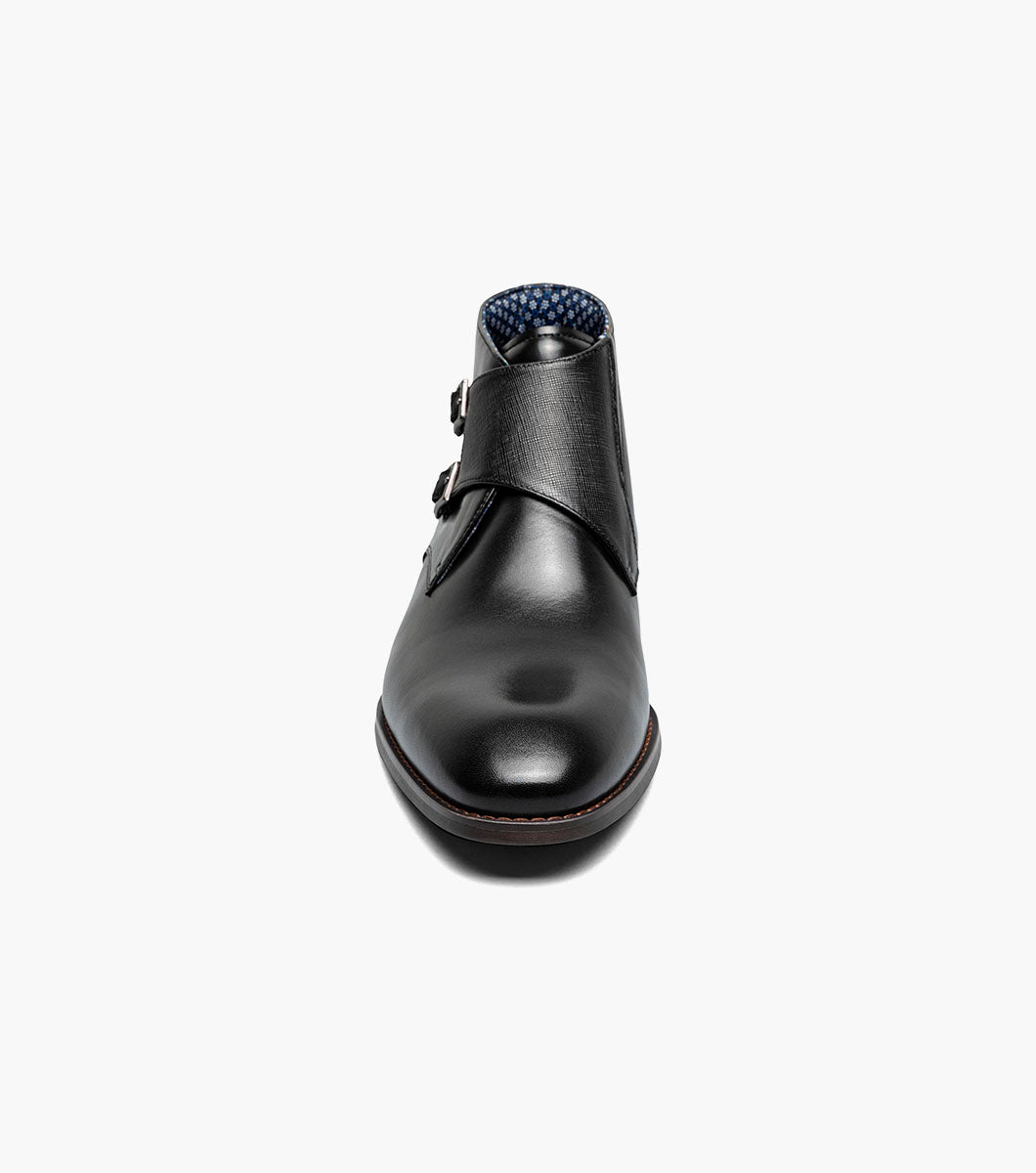 Stacy Adams Kaius Plain Toe Double Monk Strap Boot by Stacy Adams Shoes