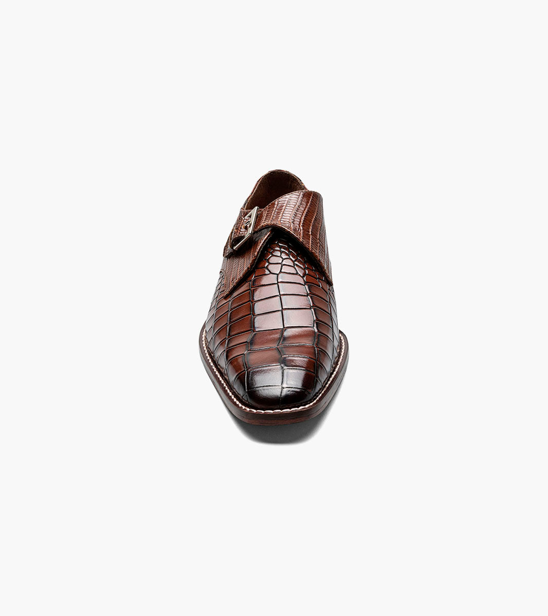 Stacy Adams Rapino Plain Toe Monk Strap by Stacy Adams Shoes - 7