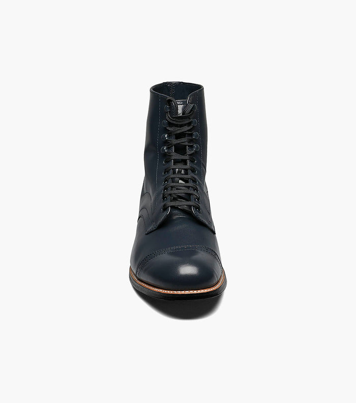 Stacy Adams MADISON Cap Toe Boot Navy by Stacy Adams Shoes