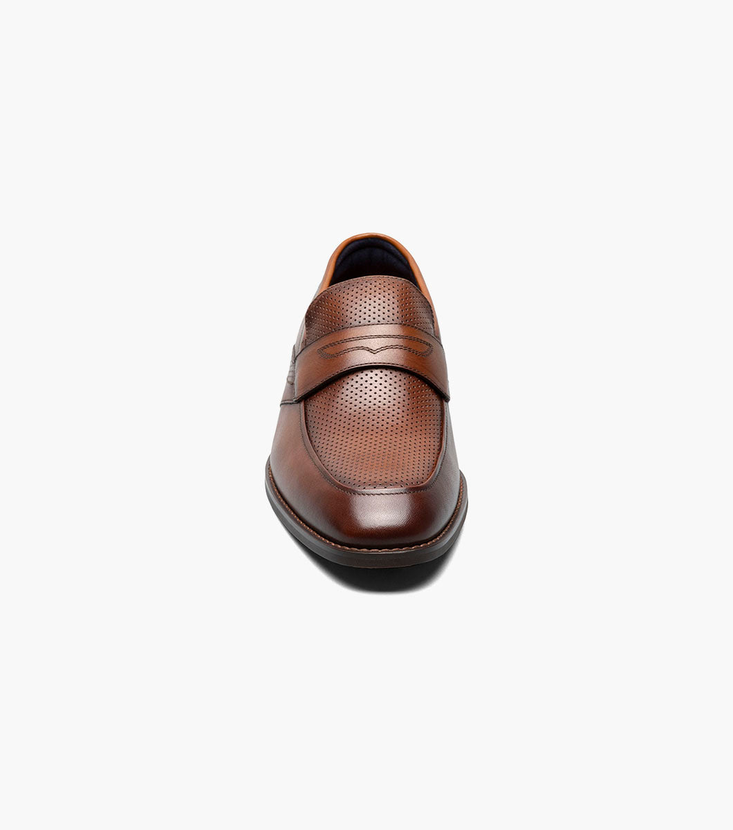Stacy Adams Karnes Moc Toe Penny Slip On by Stacy Adams Shoes - 10.5