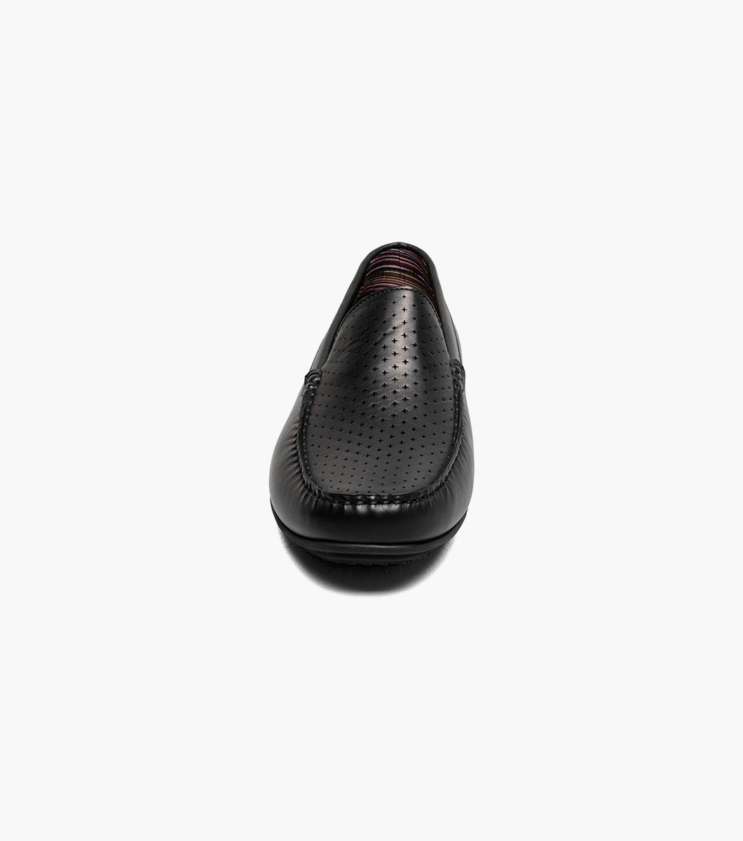 Stacy Adams Conroy Moc Toe Perf Slip On by Stacy Adams Shoes - 7