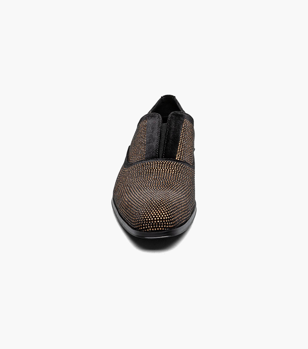 Stacy Adams Starleigh Rhinestone Plain Toe Slip On by Stacy Adams Shoes - 7
