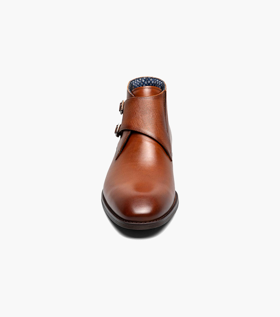 Stacy Adams Kaius Plain Toe Double Monk Strap Boot by Stacy Adams Shoes - 7