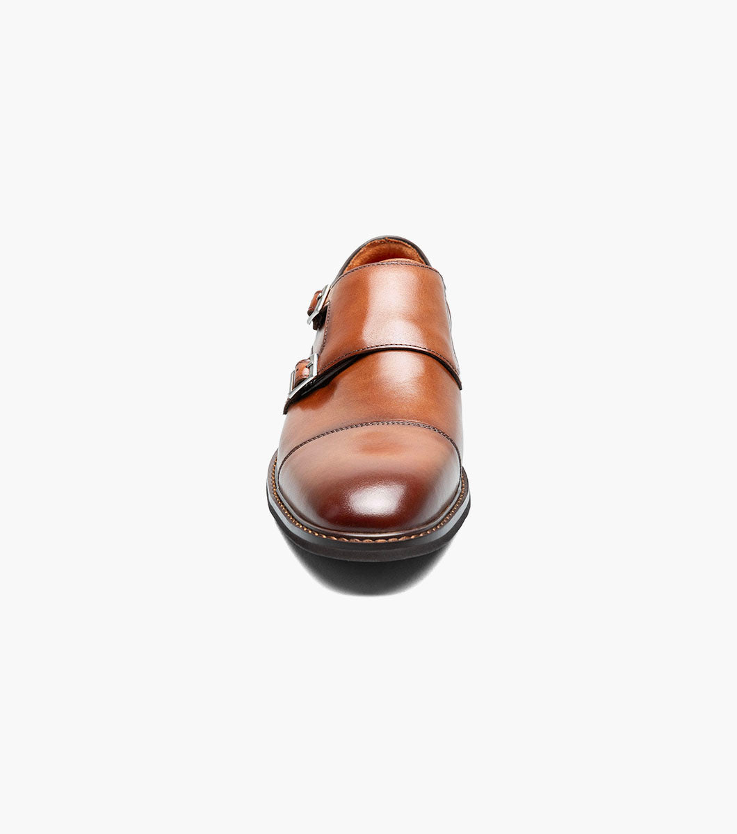 Stacy Adams Boswell Cap Toe Double Monk Strap by Stacy Adams Shoes - 7