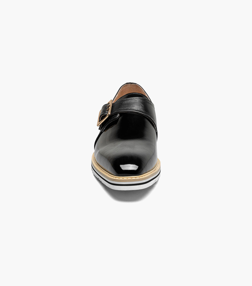 Stacy Adams Bartram Plain Toe Monk Strap by Stacy Adams Shoes