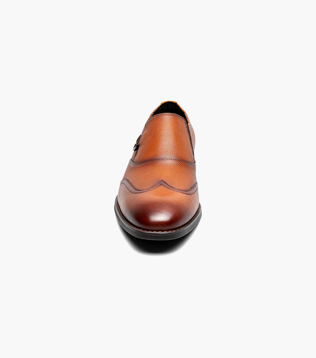 Stacy Adams Lockwood Wingtip Ornament Slip On by Stacy Adams Shoes - 7.5