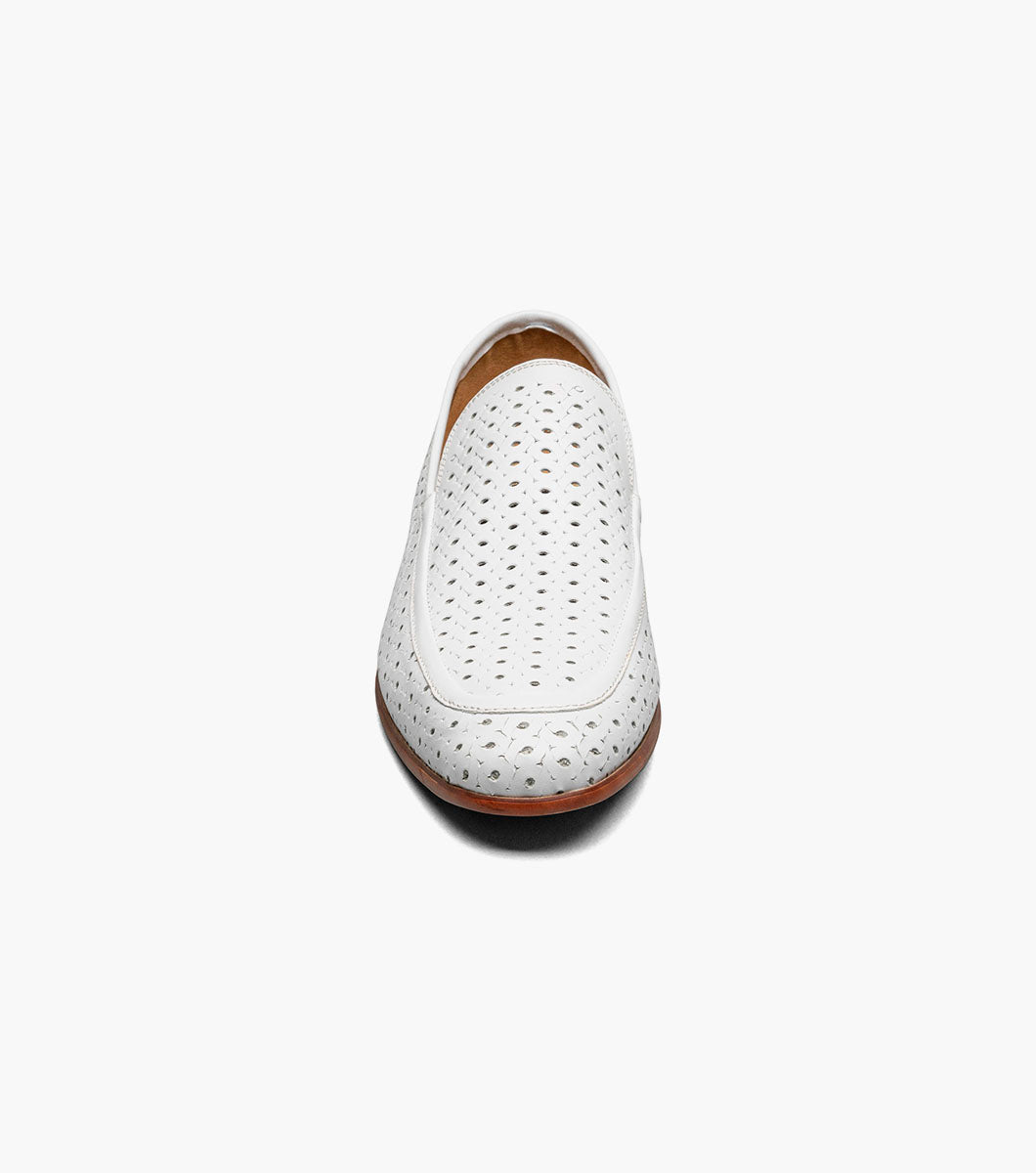 Stacy Adams Winden Moc Toe Perf Slip On by Stacy Adams Shoes - 7.5