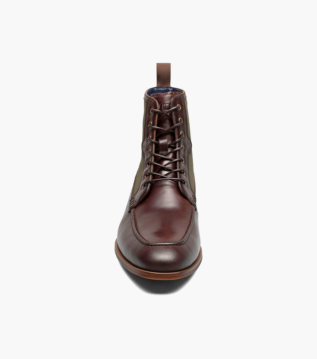 Stacy Adams Brumley Moc Toe Lace Up Boot by Stacy Adams Shoes - 7