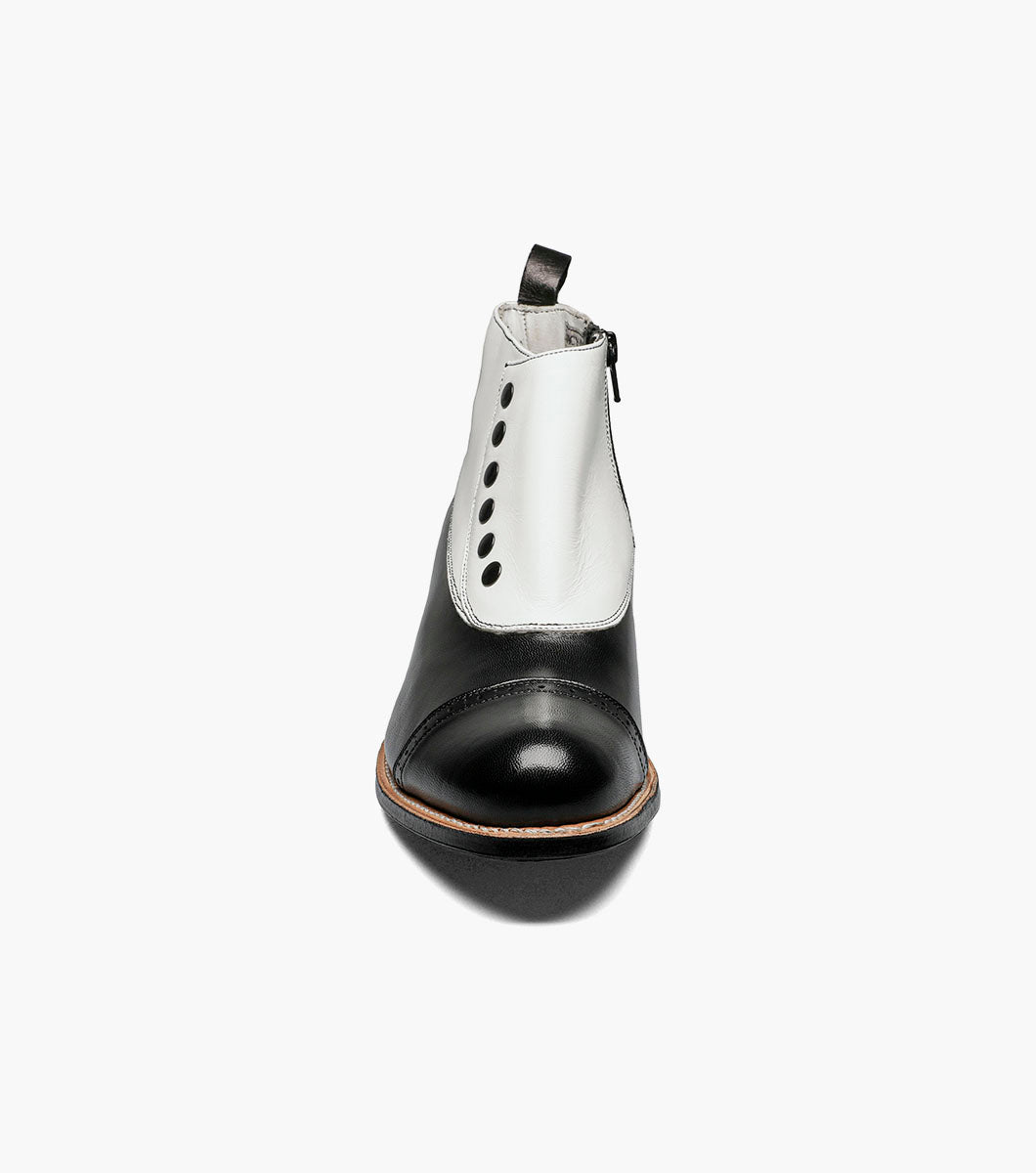 Stacy Adams MADISON FACTORY SECOND Black w/White by Stacy Adams Shoes - 7.5