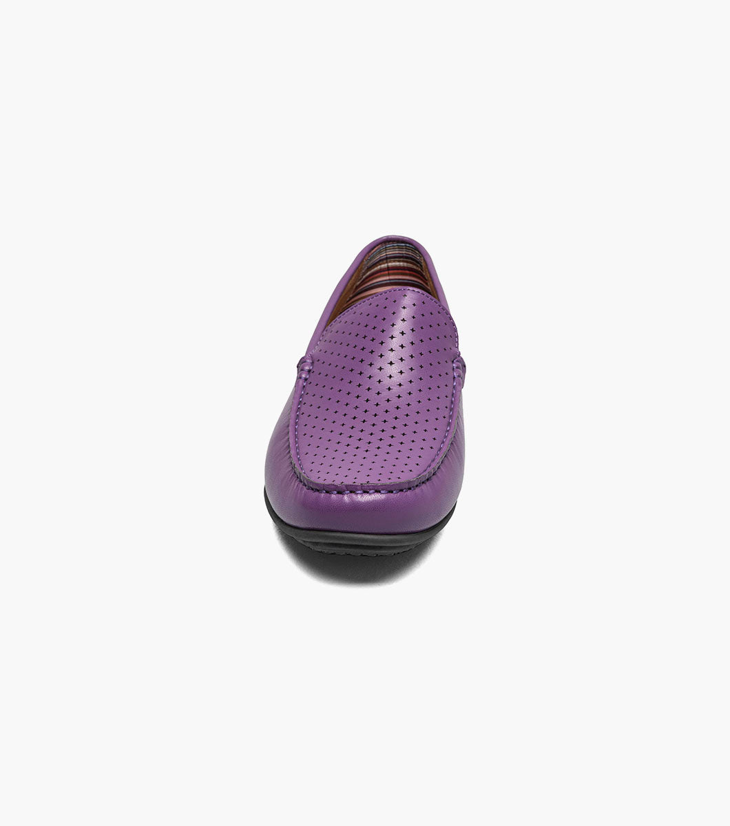 Stacy Adams Conroy Moc Toe Perf Slip On by Stacy Adams Shoes - 7