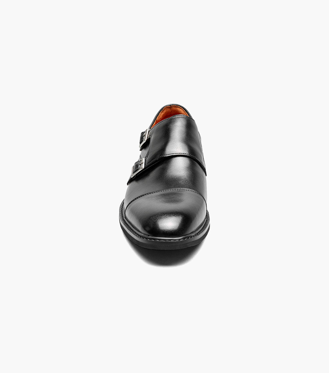 Stacy Adams Boswell Cap Toe Double Monk Strap by Stacy Adams Shoes - 7