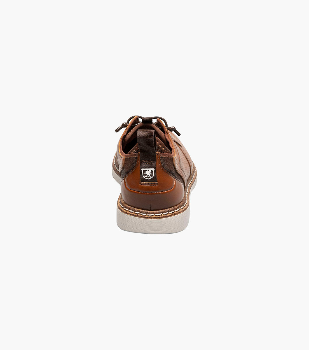 Stacy Adams Kids Sync Plain Toe Elastic Lace Up by Stacy Adams Shoes - 11