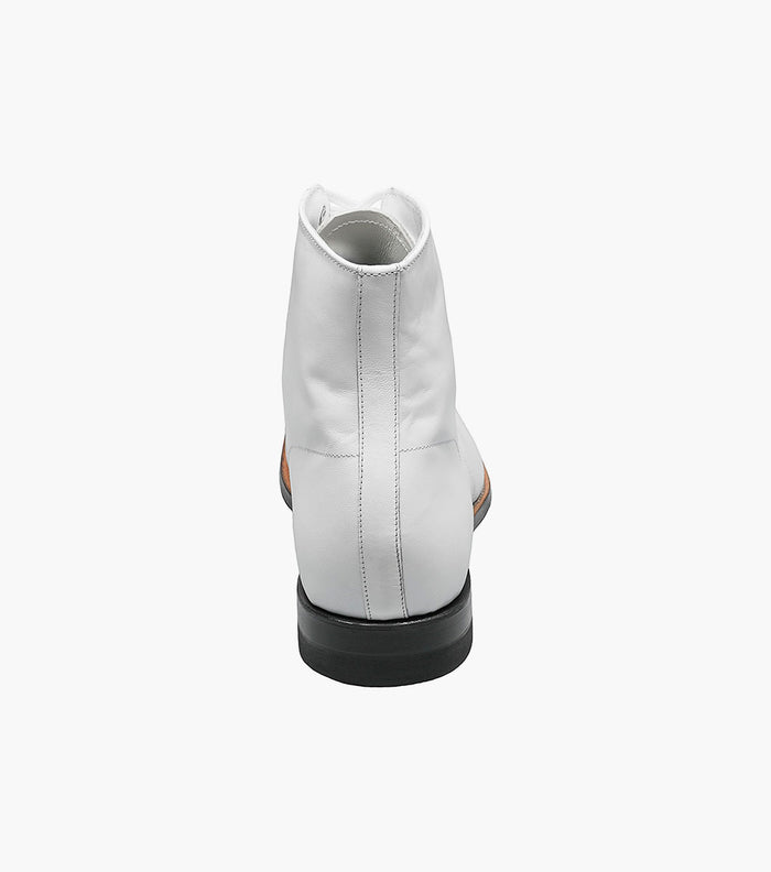 Stacy Adams MADISON Cap Toe Boot White by Stacy Adams Shoes