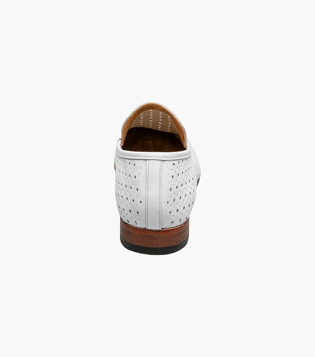 Stacy Adams Winden Moc Toe Perf Slip On by Stacy Adams Shoes - 7.5