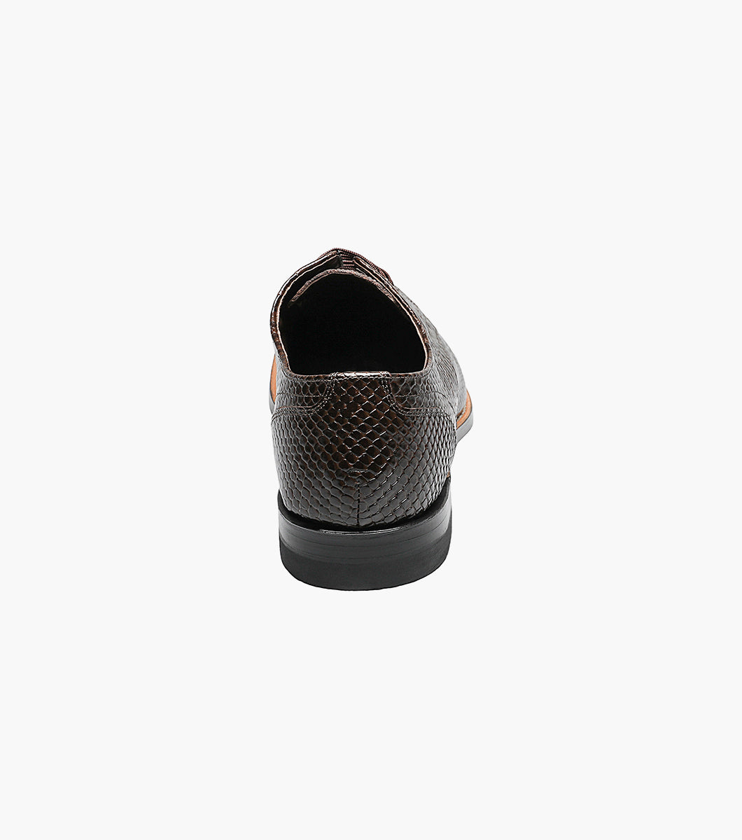 Stacy Adams Madison Anaconda Plain Toe Oxford by Stacy Adams Shoes - 7