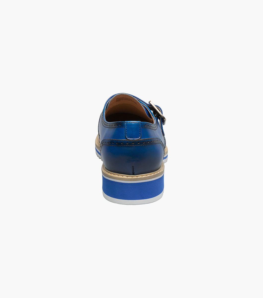 Stacy Adams Bartram Plain Toe Monk Strap by Stacy Adams Shoes - 7
