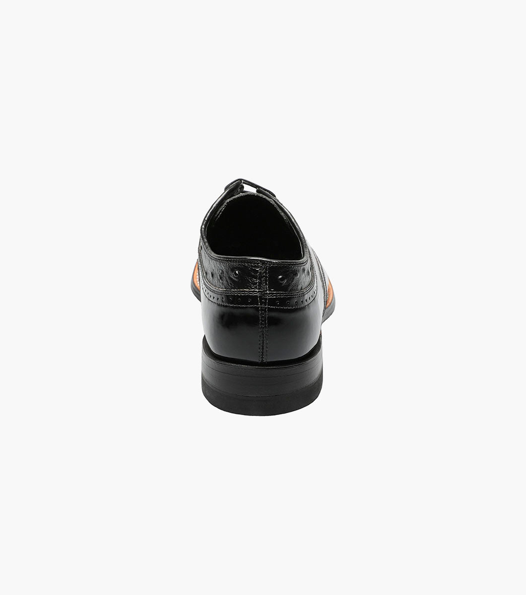 Stacy Adams Dayton Ostrich Wingtip Oxford by Stacy Adams Shoes