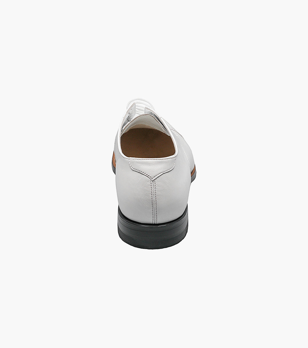 Stacy Adams MADISON Cap Toe Oxford White by Stacy Adams Shoes - 7