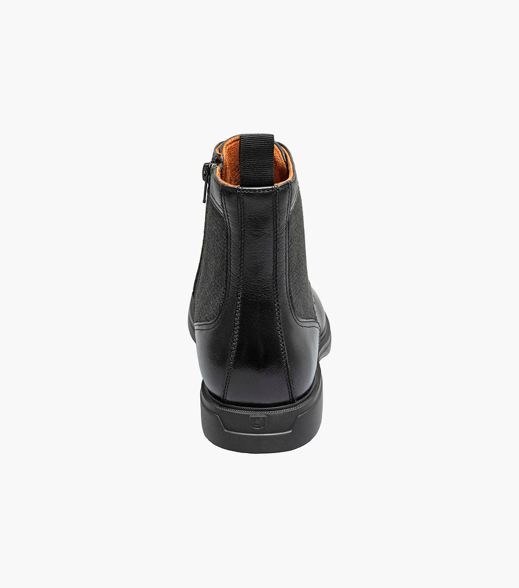 Stacy Adams Thompson Plain Toe Elastic Lace Boot by Stacy Adams Shoes - 7
