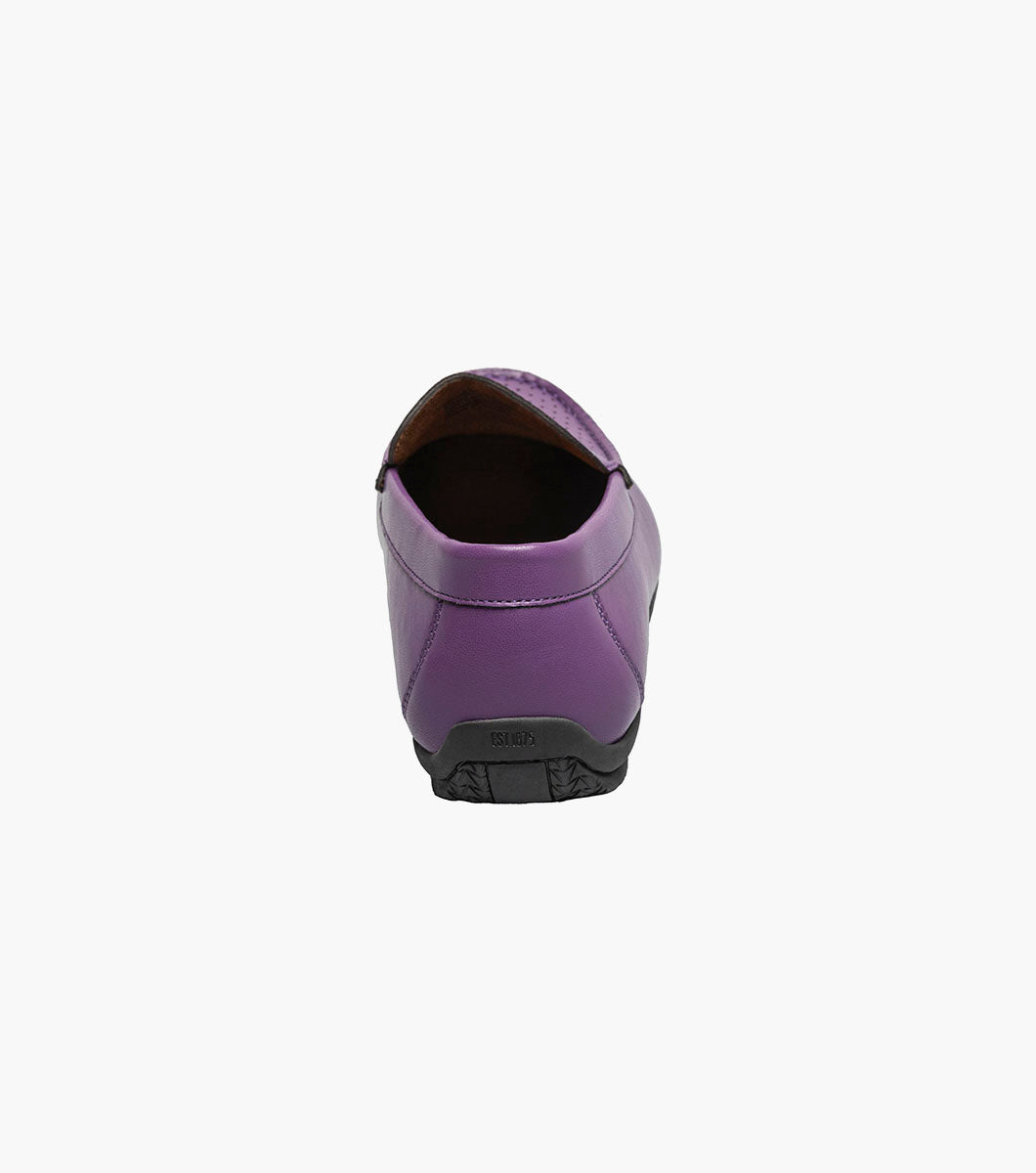 Stacy Adams Conroy Moc Toe Perf Slip On by Stacy Adams Shoes - 7
