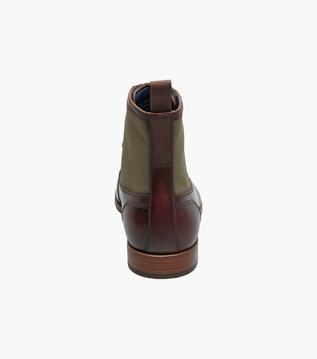Stacy Adams Brumley Moc Toe Lace Up Boot by Stacy Adams Shoes - 7