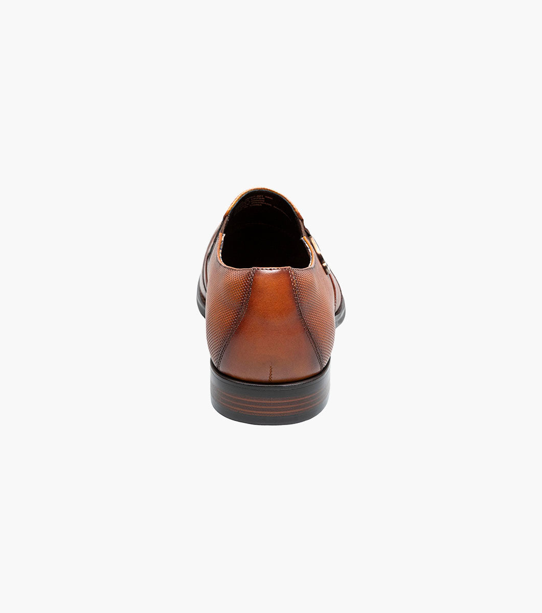 Stacy Adams Lockwood Wingtip Ornament Slip On by Stacy Adams Shoes - 7.5