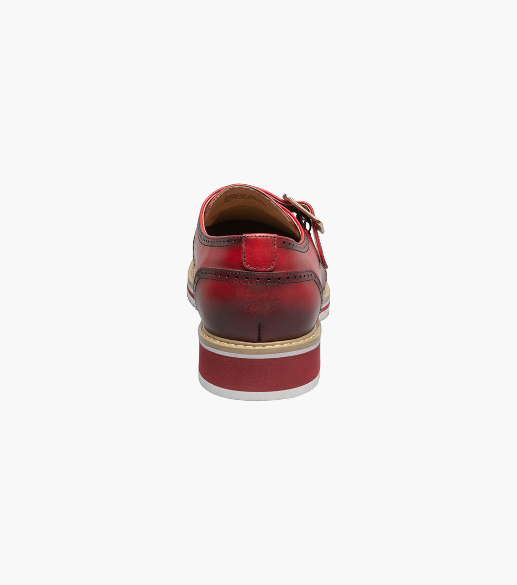 Stacy Adams Bartram Plain Toe Monk Strap by Stacy Adams Shoes - 7