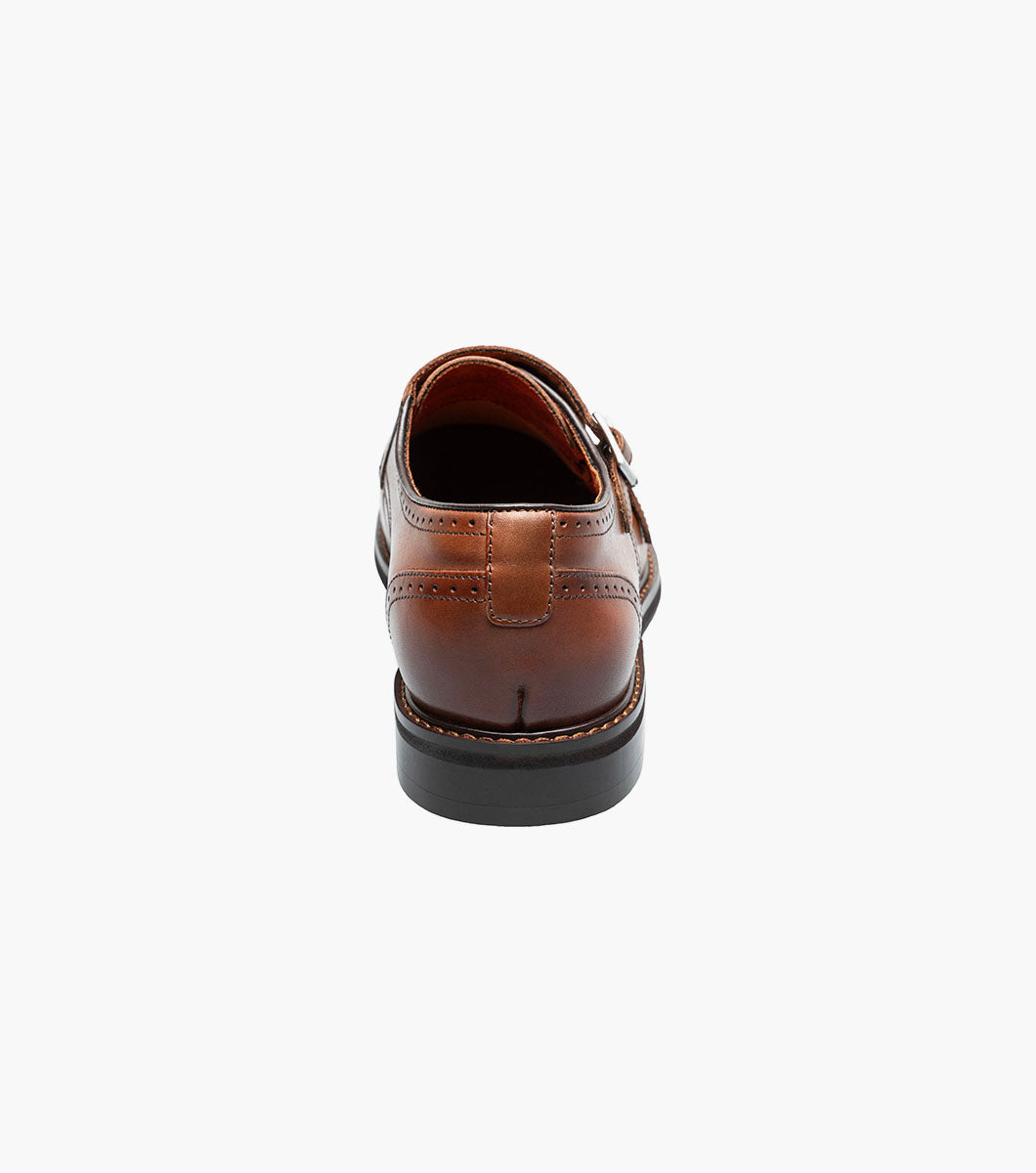 Stacy Adams Boswell Cap Toe Double Monk Strap by Stacy Adams Shoes - 7