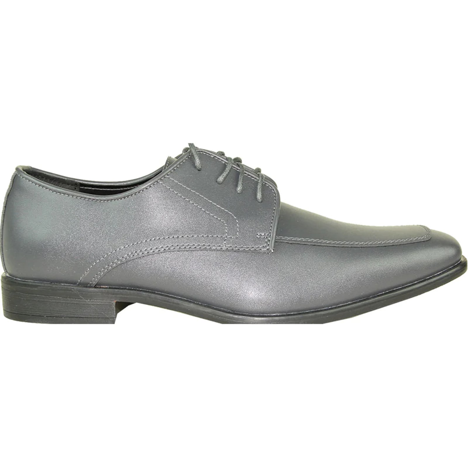 "Light Grey Oxford Formal Men's Dress Shoe - Lace Up Tuxedo Style"