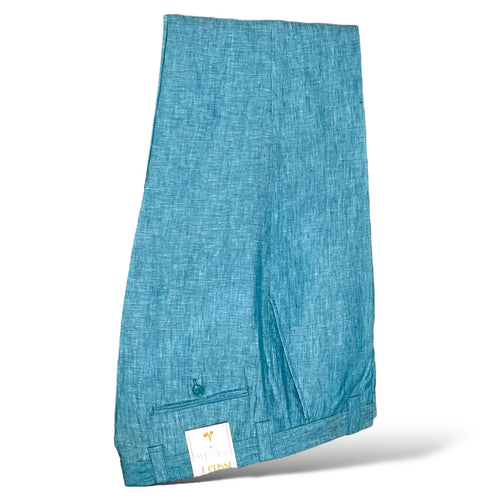 Linen Pant - Caspian