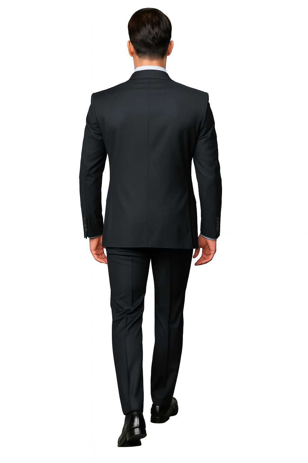 100 Percent Wool Fit Suit - Mens Wool Business EggplantSuits - New Arrival - 34 Short or Extra Small
