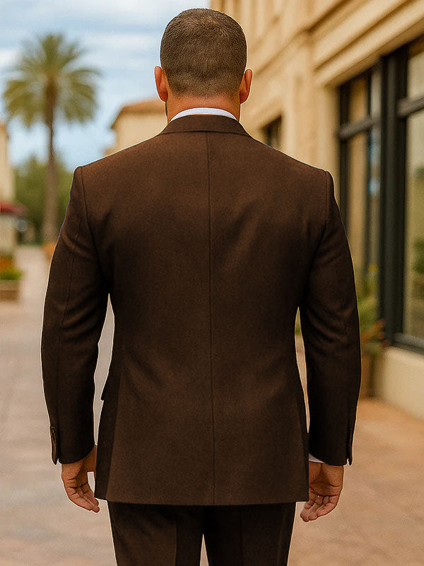 100 Percent Wool Suit - Mens Classic Business Sapphire Blue Suits - New Arrival - 38 Short Jacket+32 Waist Adjustable 28to34)(Height: 5 4 to5 7 )(Neck  15-16.5)S-M)