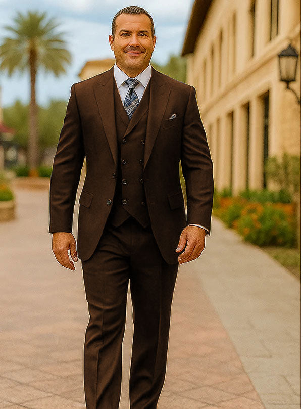 100 Percent Wool Suit - Mens Classic Business Sapphire Blue Suits - New Arrival - 38 Short Jacket+32 Waist Adjustable 28to34)(Height: 5 4 to5 7 )(Neck  15-16.5)S-M)