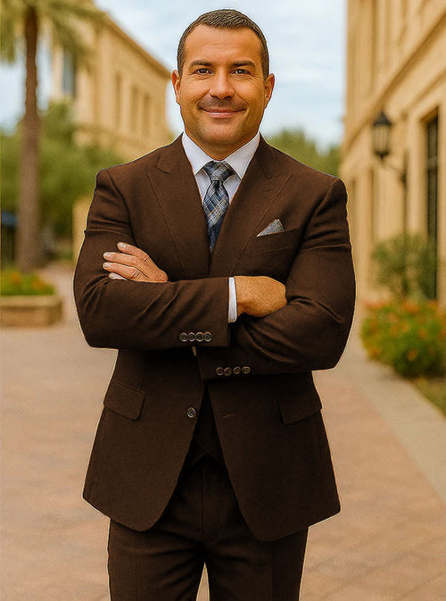 Classic Business Brown Suits