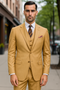 100 Percent Wool Suit - Mens Wool Business Camel Suits