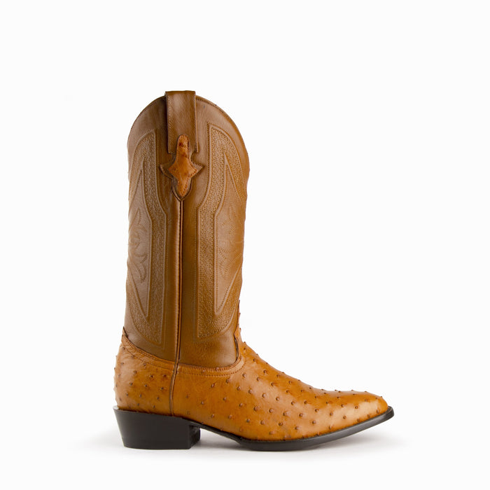 Ferrini Colt Full Quill Ostrich Dress Shoe